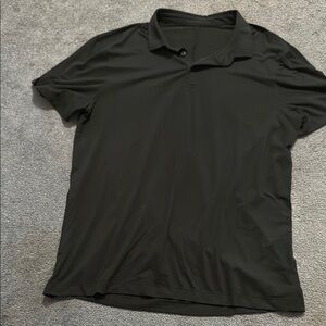 lululemon athletica Black Polo Shirt